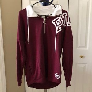 Oversized quarter zip